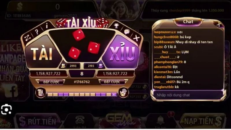 Giới thiệu về trò chơi Tài Xỉu Gemwin